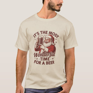 Het Is De Allerwonderlijkste Tijd Voor Een Bier Sa T-shirt