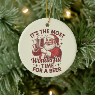 Het Is De Allerwonderlijkste Tijd Voor Een Kerstma Keramisch Ornament
