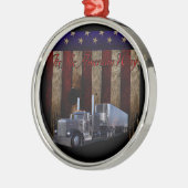 Het is de Amerikaanse manier Metalen Ornament (Links)