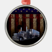 Het is de Amerikaanse manier Metalen Ornament (Voorkant)