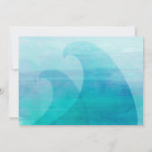 Het is de Big One Wave First Birthday uitnodiging (Achterkant)