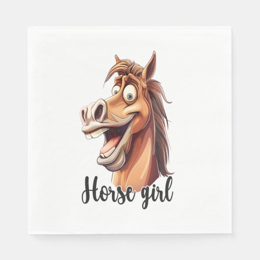 Het is de Cowboy Way Retro Servet (Voorkant)