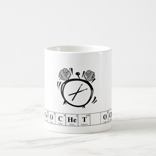 Het is de Crochet O'Clock Elements Coffee Mok (Center)