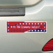 Het is de economische jas! bumpersticker (Op auto)
