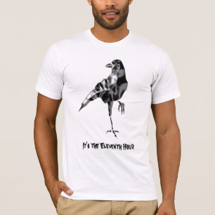 Het is de elfde uur kraai t-shirt