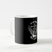 Het is de enige rock-'n-roll gitaarrock koffiemok (Voorkant links)