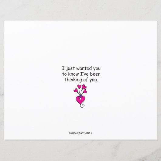 Het is de gedachte die Counts_Flat Paper Sheet 11" (Achterkant)