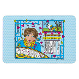 Het is de gedachte die Counts_Flexible Magnet 6"x4 Magneet