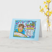 Het is de gedachte die Counts_Greeting Kaart (Gele Bloem)