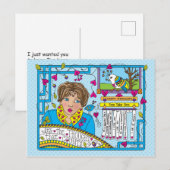 Het Is De Gedachte Die Telt_ Briefkaart (Voorkant / Achterkant)