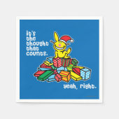 Het is de gedachte die telt servetten (Voorkant)