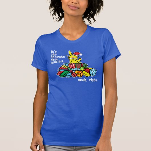 Het is de gedachte die telt t-shirt (Voorkant)