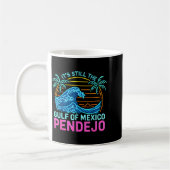 Het is de Golf van Mexico Pendejo Beach Funny Spaa Koffiemok (Links)