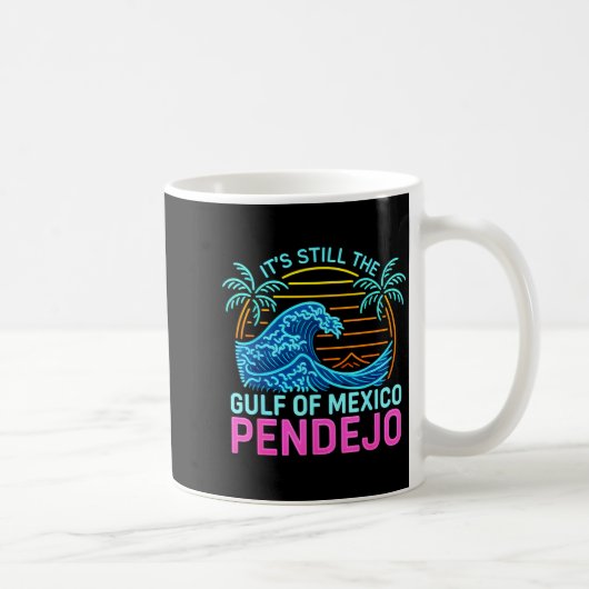 Het is de Golf van Mexico Pendejo Beach Funny Spaa Koffiemok (Rechts)