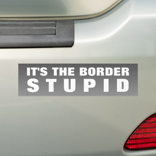 Het is de grensstut. bumpersticker (Op auto)