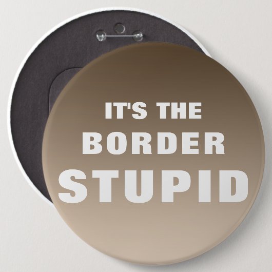 Het is de grensstut. ronde button 6,0 cm (Voorkant /achterkant)