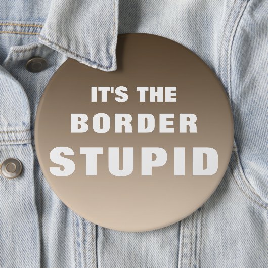 Het is de grensstut. ronde button 6,0 cm (In situ)