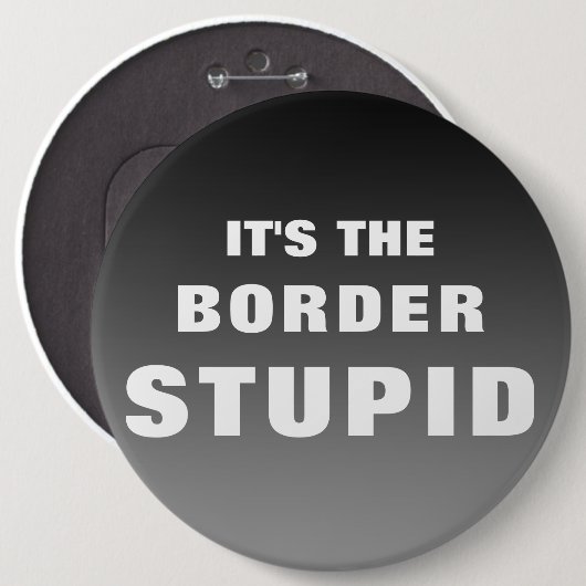 Het is de grensstut. ronde button 6,0 cm (Voorkant /achterkant)