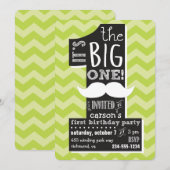 Het is de grote. Eerste uitnodiging van de jongen  (Voorkant / Achterkant)