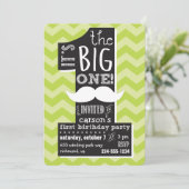 Het is de grote. Eerste uitnodiging van de jongen  (Staand voorkant)