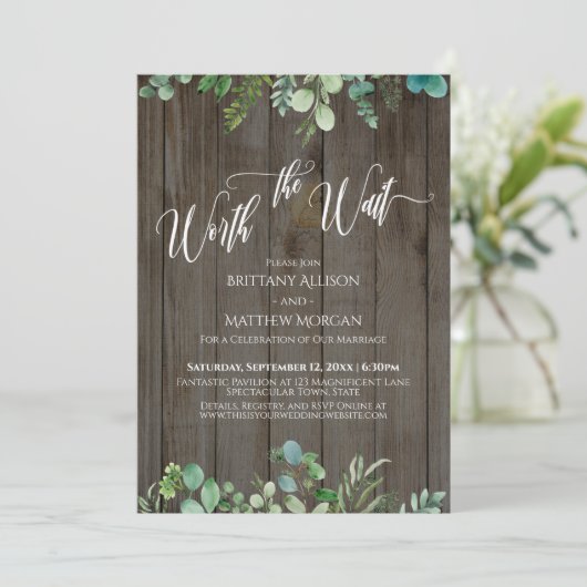 Het is de grote tijd dat de grote bruine wood van  kaart (Staand voorkant)