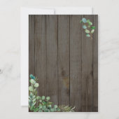 Het is de grote tijd dat de grote bruine wood van  kaart (Achterkant)