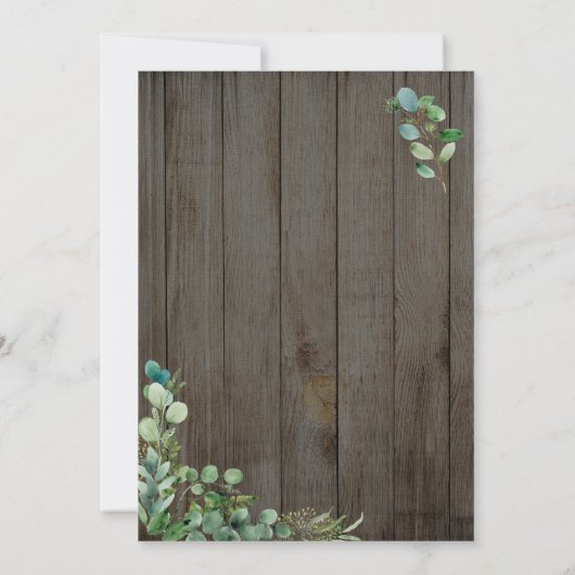 Het is de grote tijd dat de grote bruine wood van kaart (Achterkant)