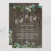 Het is de grote tijd dat de grote bruine wood van  kaart (Voorkant / Achterkant)