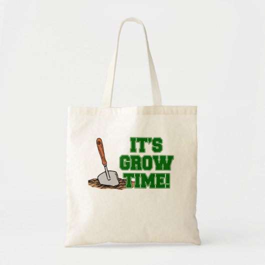 Het is de Grow Time Canvas tas (Voorkant)