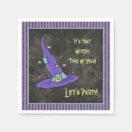 Het is de heksentijd van het jaar Halloween Servet