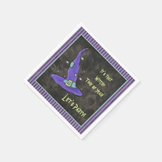 Het is de heksentijd van het jaar Halloween Servet (Hoek)