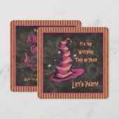 Het is de heksentijd van het jaar Halloween Witch Kaart (Voorkant / Achterkant)