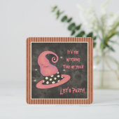 Het is de heksentijd van het jaar Halloween Witch Kaart (Staand voorkant)