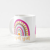 Het is de herfst van de pompoenregenboog. koffiemok (Voorkant links)