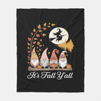 Het is de Herfst Y’all Gnomes Autumn Herfst Fleece Deken