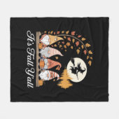 Het is de Herfst Y’all Gnomes Autumn Herfst Fleece Deken (Voorkant (Horizontaal))
