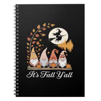 Het is de Herfst Y’all Gnomes Autumn Herfst Notitieboek