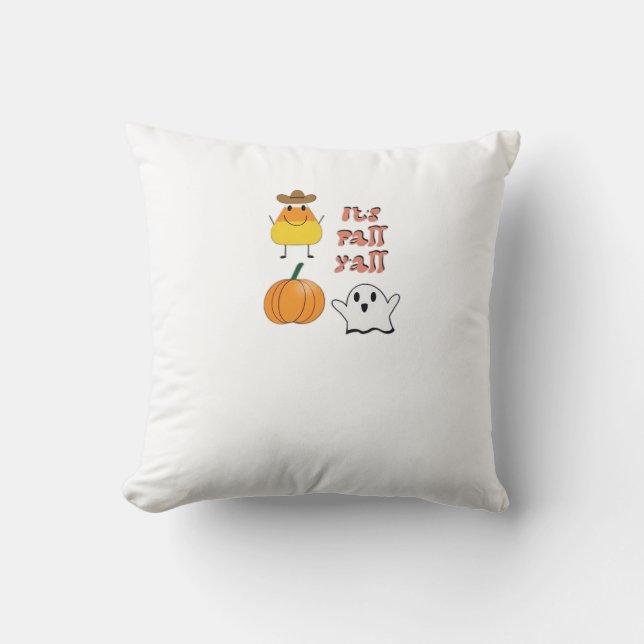 Het is de Herfst Y’all Minimal Clean Kussen (Voorkant)