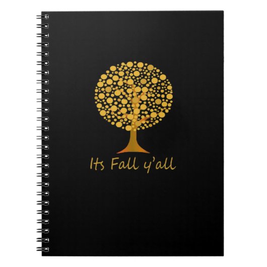 Het is de Herfst Y’all Minimal Clean Notitieboek (Voorkant)