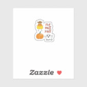 Het is de Herfst Y’all Minimal Clean Sticker (Vel)