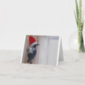 Het is de kerstkraai feestdagen kaart (Voorkant)