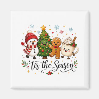 Het is de kersttijd magneet