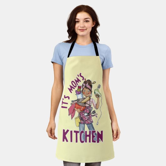 Het is de keuken van mama schort (Gedragen)