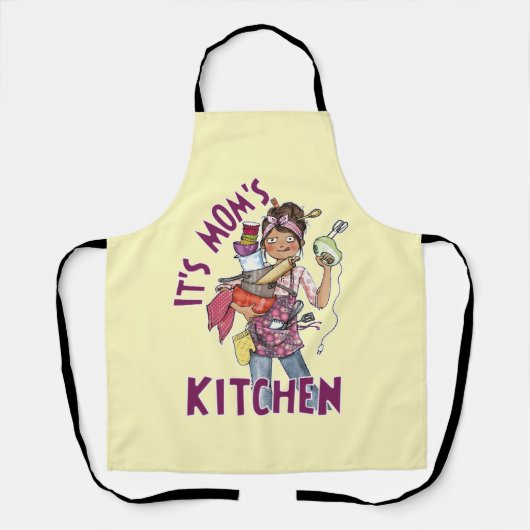 Het is de keuken van mama schort (Voorkant)