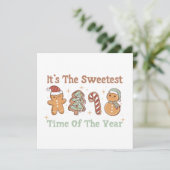 Het is de leukste tijd van het jaar Cute Funny Xma Kaart (Staand voorkant)