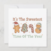 Het is de leukste tijd van het jaar Cute Funny Xma Kaart (Achterkant)