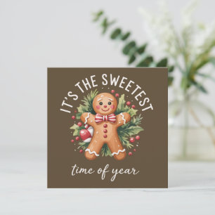Het is de leukste tijd van het jaar Gingerbread Ke Feestdagenkaart