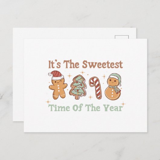 Het is de liefste tijd van het jaar Schattige Funn Feestdagenkaart (Voorkant / Achterkant)