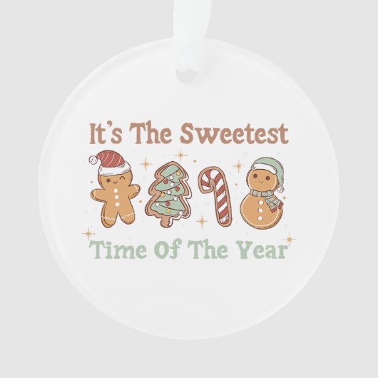 Het is de liefste tijd van het jaar Schattige Funn Ornament (voorkant)