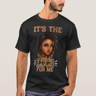 Het is de lokalen voor Leopard Melanin Black Woman T-shirt